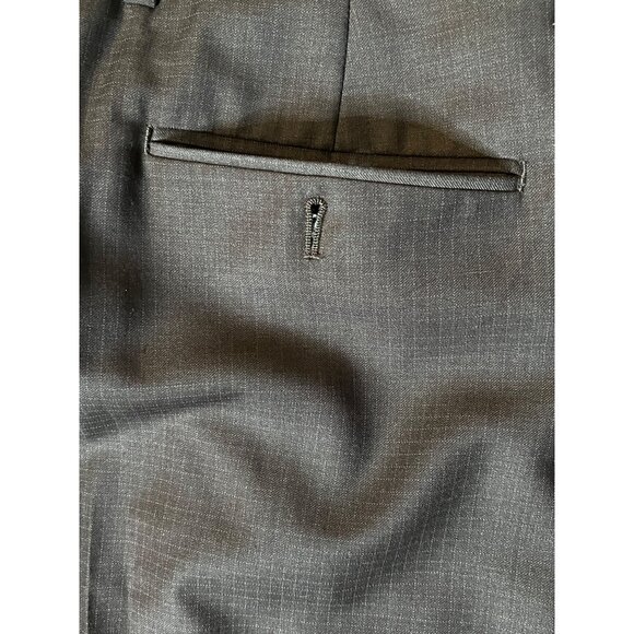 Ralph Lauren Men's Dress Pants 33X32 Polyester Viscose Brown Check - Picture 7 of 8